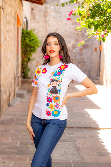 Hippie-Boho Style Top Floral T-Shirt